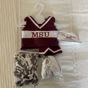American Girl Mississippi State University Cheer Outfit (NWT)